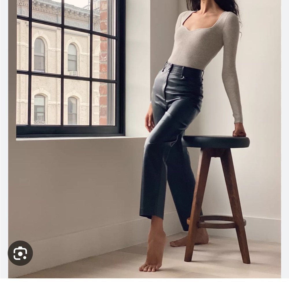 Aritzia vegan lether pants